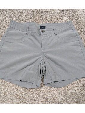 Kuhl Trekr Shorts Womens 6 Grey 5.5" Inseam Trail Outdoor Hiking Casual Stretch